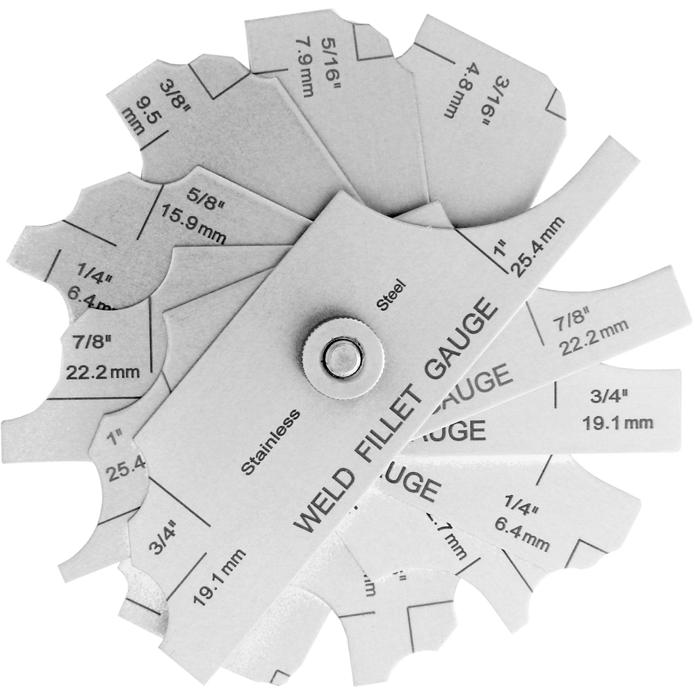 WG011 MG11 Fillet Gauge with Inch/ Metric Buy Fillet Gauge